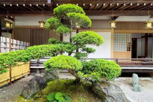 Garður fyrir utan 高野山 宿坊 総持院 -Koyasan Shukubo Sojiin-