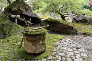 Náttúran í nágrenni ryokan-gistingarinnar