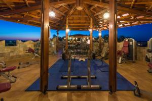 Posilňovňa alebo fitness centrum v ubytovaní Gaia Garden