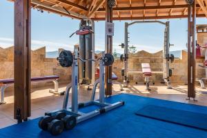 Posilňovňa alebo fitness centrum v ubytovaní Gaia Garden