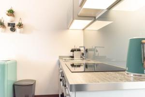 Kuchyň nebo kuchyňský kout v ubytování Ferienwohnung 54 Grad Nord App 8 + 26 fotografií