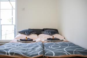 Postel nebo postele na pokoji v ubytování Mira Nest - Budapest City
