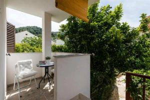 Balkón nebo terasa v ubytování Apartments Bralić