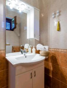 Koupelna v ubytování Apartments Bralić