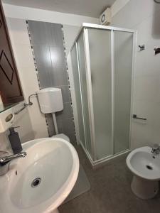 Koupelna v ubytování Al Bastione B&B