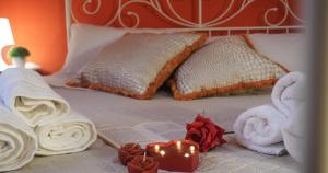 Postel nebo postele na pokoji v ubytování Al Bastione B&B