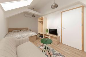 Postel nebo postele na pokoji v ubytování House Pr'Španc