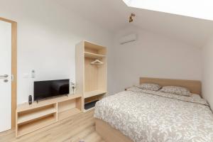Postel nebo postele na pokoji v ubytování House Pr'Španc