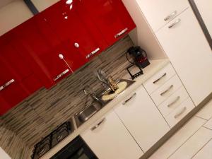 Kuchyň nebo kuchyňský kout v ubytování Al Bastione B&B