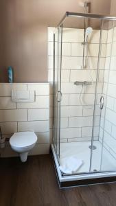 Koupelna v ubytování Hotel Bodethal