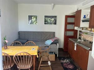 Kuchyň nebo kuchyňský kout v ubytování Apartmány na náměstí - Kounice