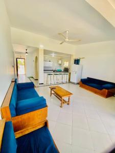 Η κουζίνα ή μικρή κουζίνα στο Villa with stunning sea views