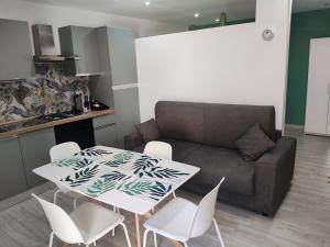 Kuchyň nebo kuchyňský kout v ubytování Studio Apartments Salvo 7