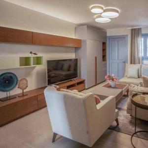 Posezení v ubytování Villa Glysidia Sunset with swimming pool & BBQ + 51 fotografií