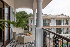 une vue depuis le balcon d'une maison dans l'établissement Summerville · Luxurious 3bhk villa in Arpora, à Goa