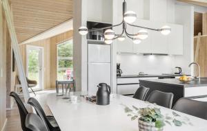 4 Bedroom Stunning Home In Fjerritslev廚房或簡易廚房