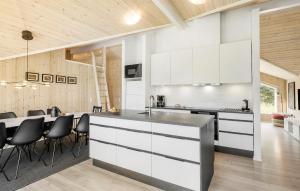 4 Bedroom Stunning Home In Fjerritslev廚房或簡易廚房
