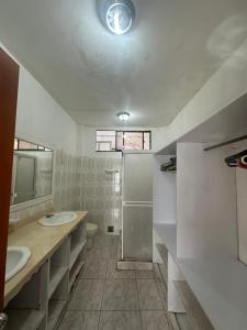 Koupelna v ubytování Casona La Española + 37 fotografií