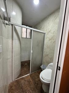 Koupelna v ubytování Casona La Española