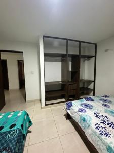Postel nebo postele na pokoji v ubytování Casona La Española