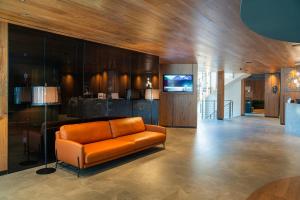 TV a/nebo společenská místnost v ubytování Hotel Antares