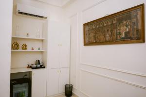 Köök või kööginurk majutusasutuses Sphinx House