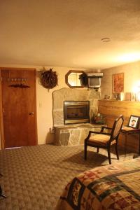 Χώρος καθιστικού στο Whitebird Summit 5- room Lodge