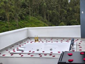 Balkón nebo terasa v ubytování Mirador samsara Penthouse con Jacuzzi al aire libre,piso completo