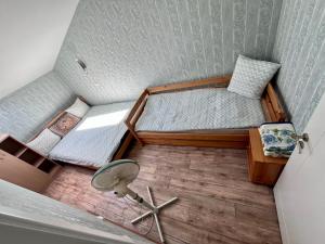 Postel nebo postele na pokoji v ubytování Lindaga