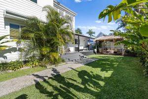 Zahrada ubytování Azur Byron Bay