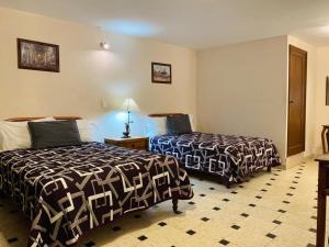 Postel nebo postele na pokoji v ubytování Hotel Doña Chela En Calvillo