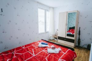 Postel nebo postele na pokoji v ubytování Snow Haven for 10