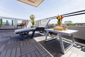 Balkoni atau teres di Penthouse genneruxi +8 gambar