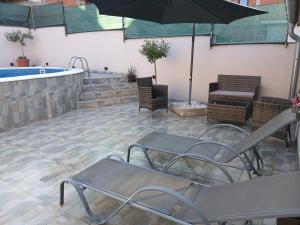Patio nebo venkovní prostory v ubytování Apartman Bukulja