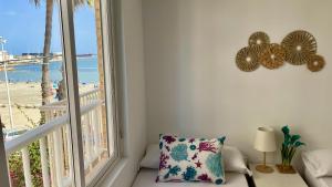 En generel havudsigt eller havudsigten taget fra lejligheden