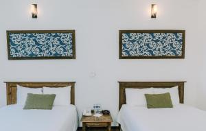 Postel nebo postele na pokoji v ubytování Hotel La Estación