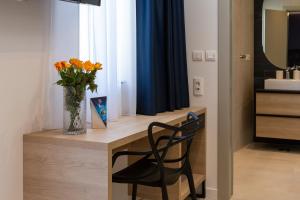 Postel nebo postele na pokoji v ubytování Luxury rooms Unicus I, II, IV