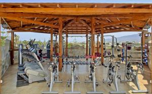 Posilňovňa alebo fitness centrum v ubytovaní Gaia Garden