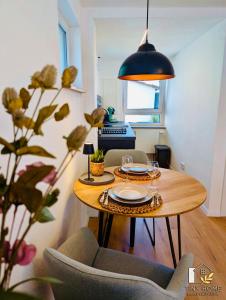 Posezení v ubytování Tiny Home Lampertheim
