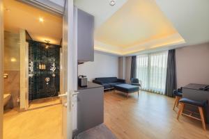 Meroddi Beyoğlu Residence的休息区