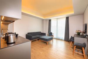 Meroddi Beyoğlu Residence的休息区