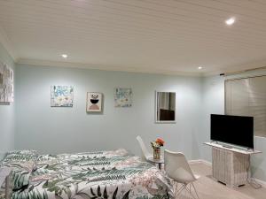 Televisyen dan/atau pusat hiburan di Bachelor Flat A