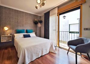 Posteľ alebo postele v izbe v ubytovaní Casa piscina boleros