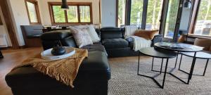 Χώρος καθιστικού στο Villa Alpine - Alpin en Foret avec Spa