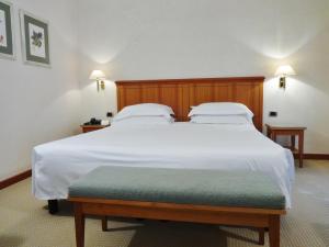 Postel nebo postele na pokoji v ubytování Hotel Excelsior Magenta