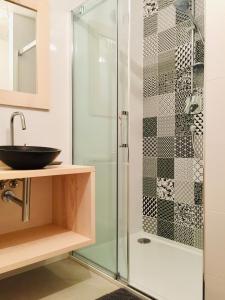 Kúpeľňa v ubytovaní Apartmány na sjezdovce Dolní Morava