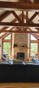 Χώρος καθιστικού στο Villa Alpine - Alpin en Foret avec Spa +32 φωτογραφίες