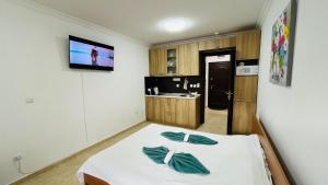 Katil atau katil-katil dalam bilik di FREGATA STUDIO 4 Sveti Vlas