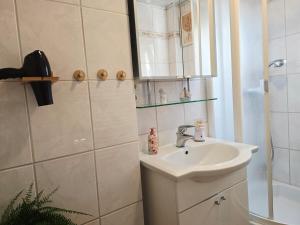 Ένα μπάνιο στο Ferienwohnung 2 - Nähe Phantasialand, Köln, Bonn +5 φωτογραφίες