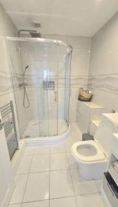 Koupelna v ubytování Luxury Seaview Escape - Mumbles + 20 fotografií